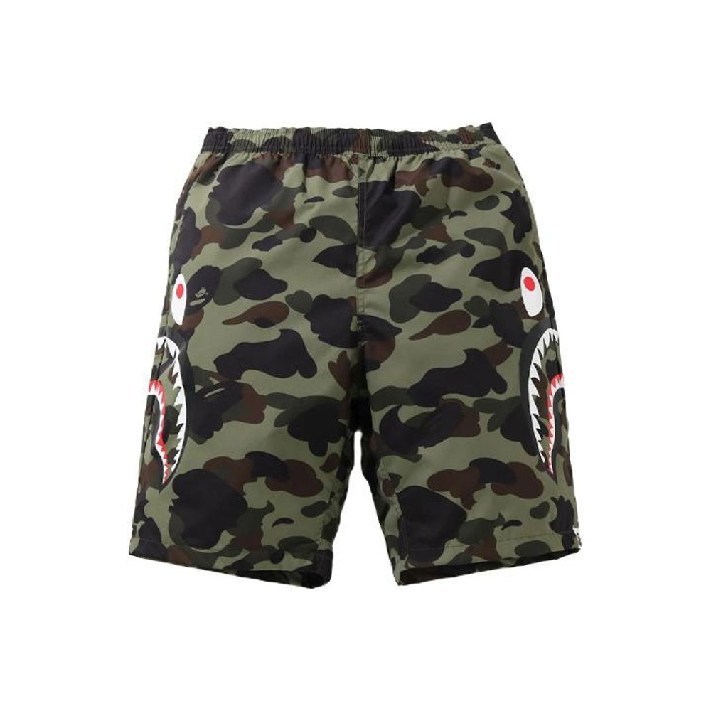 A Bathing Ape Bathing Ape 1st Camo Shark Beach Брюки