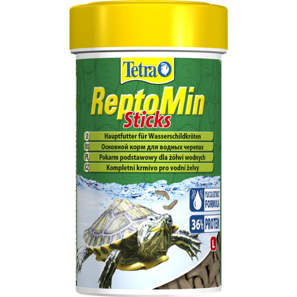 Tetra ReptoMin корм в виде палочек для водных черепах 100мл