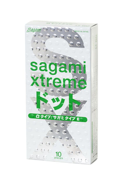 Презервативы Sagami Xtreme Type-e точечные 10 шт.