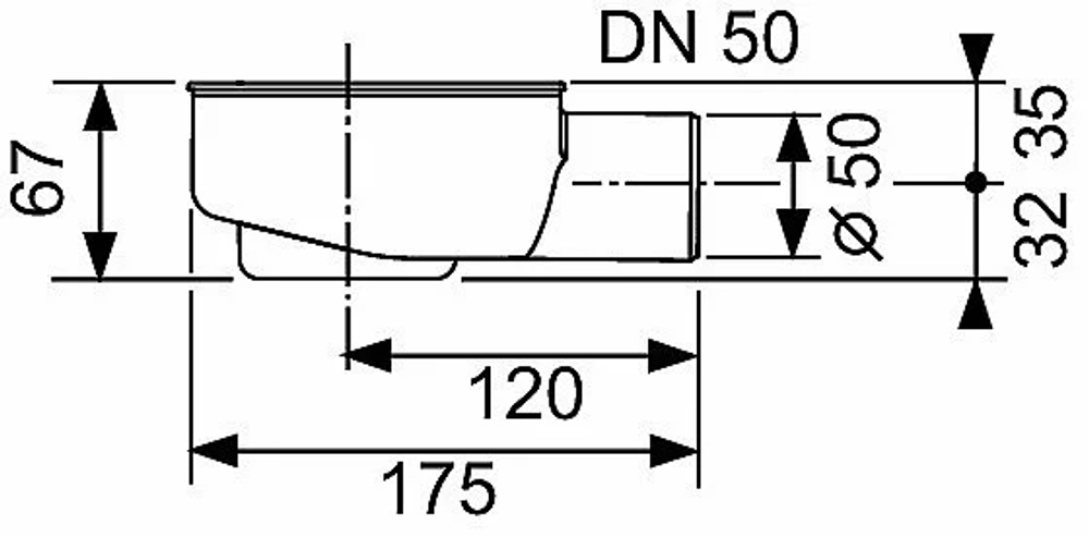 Душевой лоток TECE Drainline plate II 120 комплект, хром