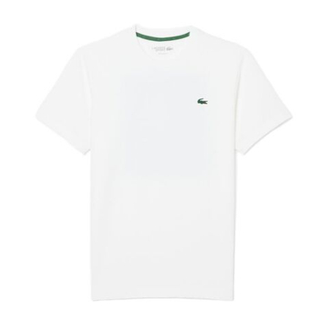 Мужская теннисная футболка Lacoste Ultra Dry Printed Tennis - white