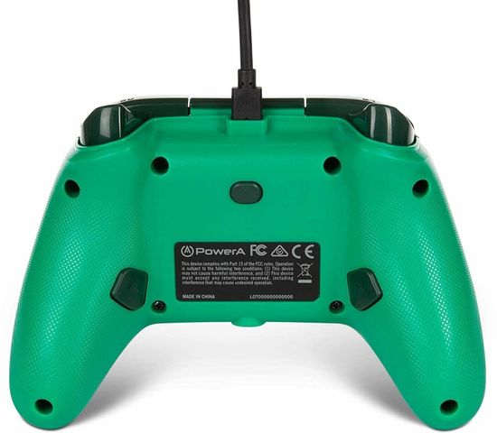 Геймпад проводной PowerA Enhanced Wired Controller Green (1518814-01)