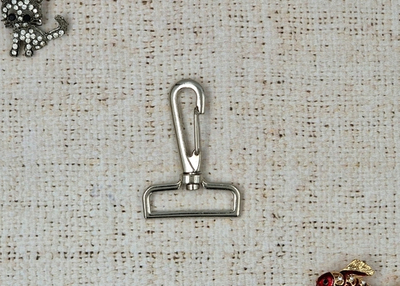 Карабин поворотный, 11 гр, ш. 3,2 см, никель