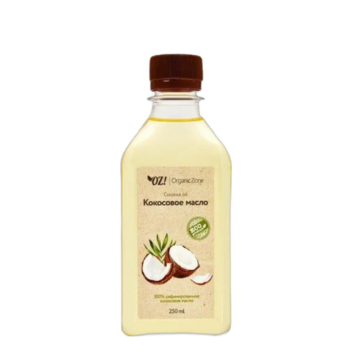 ОРГАНИК ЗОН Масло кокосовое 100% рафинированное 250 мл ФР-0199 (34030)