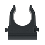 Держатель с защелкой, д.16мм, черный