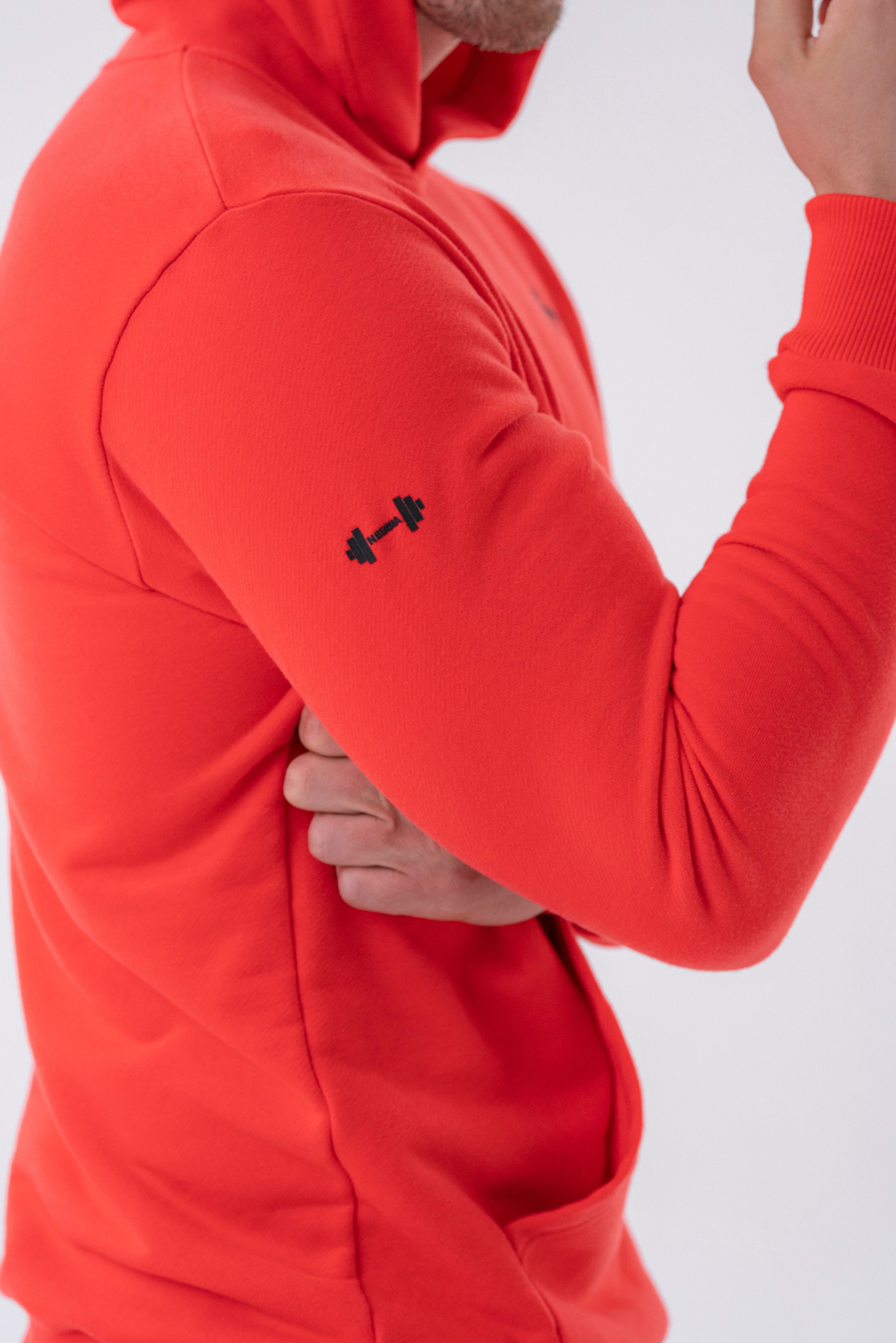 Худи Pull-over Hoodie with a Pouch Pocket 331 Красная