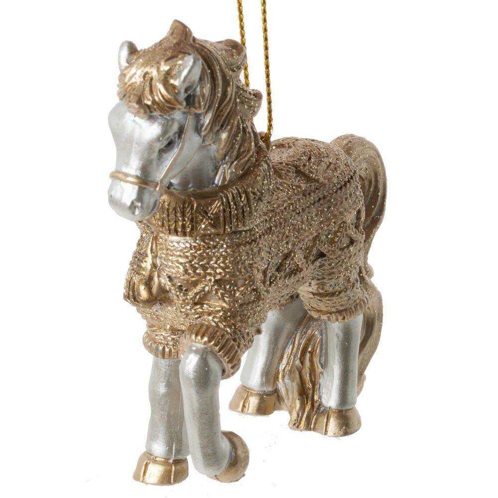 GAEM Фигурка декоративная подвесная "Лошадка", L8 W2,5 H8 см