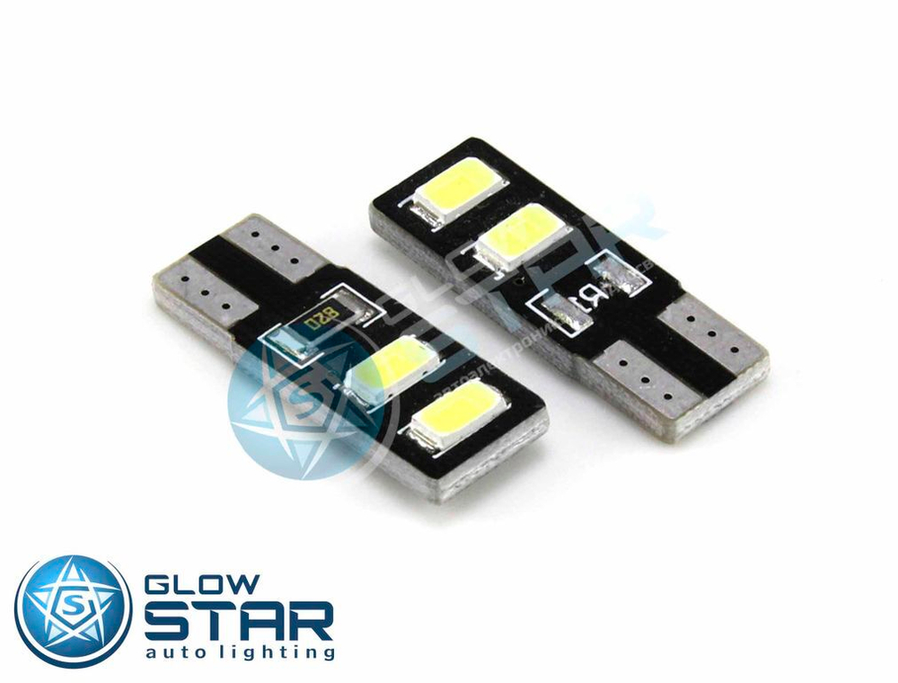 Светодиодная лампа T10-04 SMD 5730 CanBus (W5W), 1шт