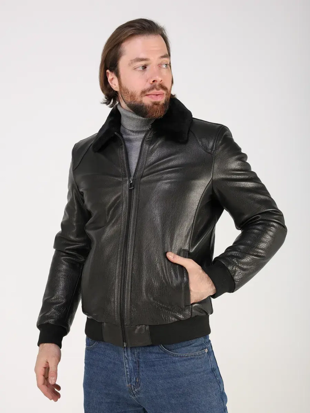 Дубленка натуральная куртка зимняя кожаная