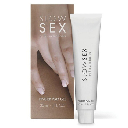 Bijoux Indiscrets Finger Play Gel - SLOW SEX - Лубрикант на водной основе, 30мл
