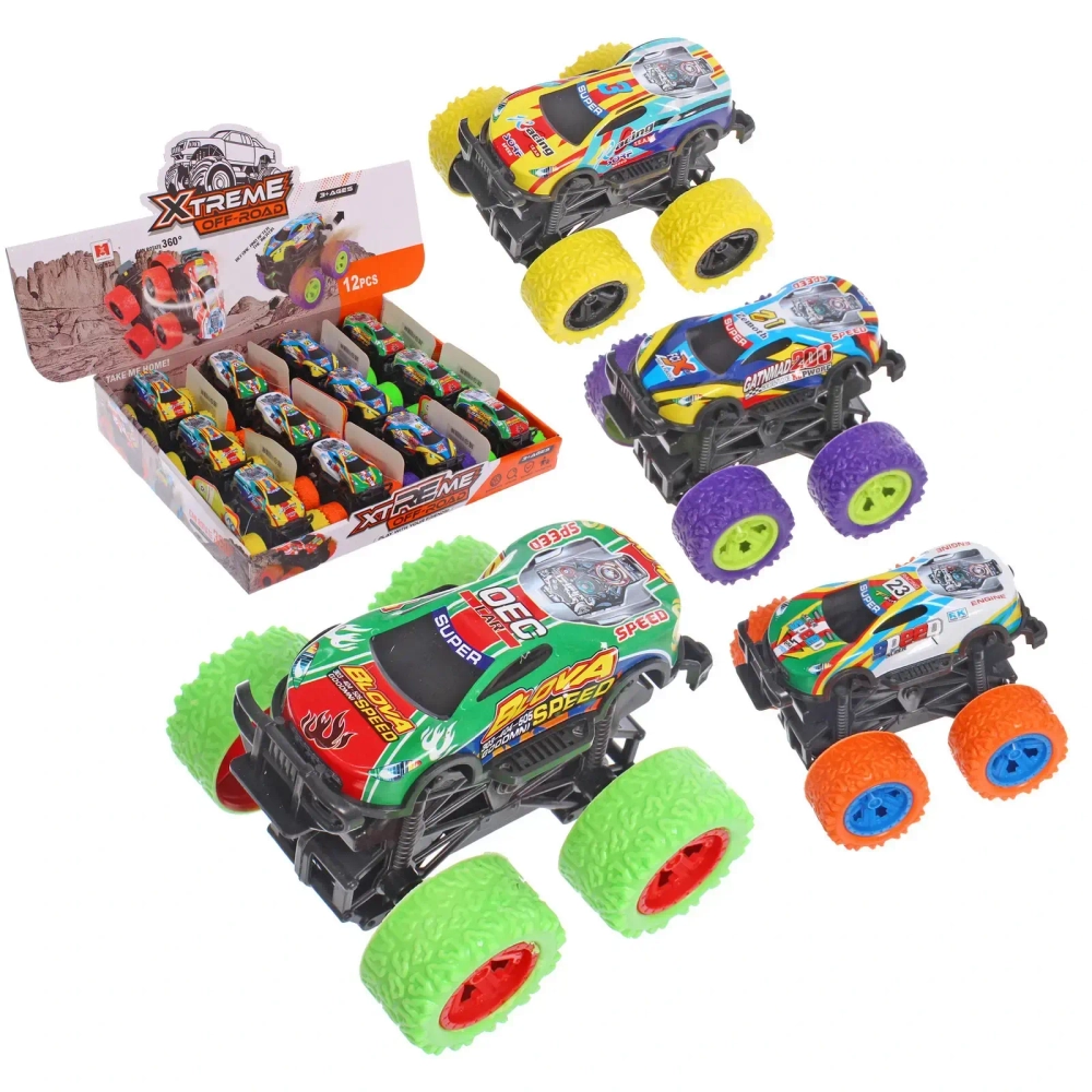 Машина инерционная «Суперскорость», 10*9*7 см, вращающаяся 360°, в шоу-боксе, микс