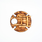 Винный столик со складывающимися ножками из Сибирского Кедра VN1