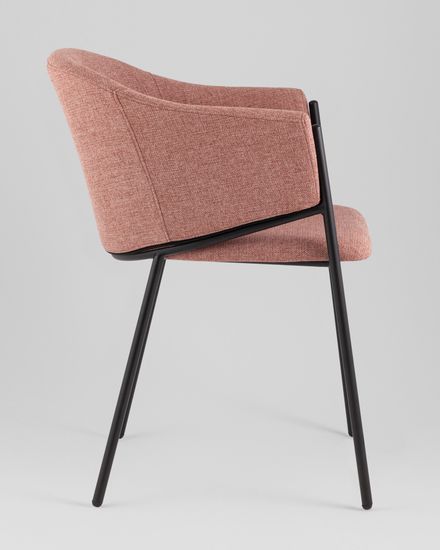 Стул обеденный Sheep шенилл пыльно-розовый