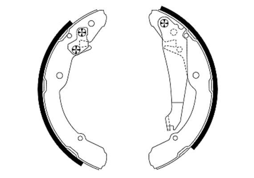 TEXTAR - 91052400-TET - Brake Shoe Set