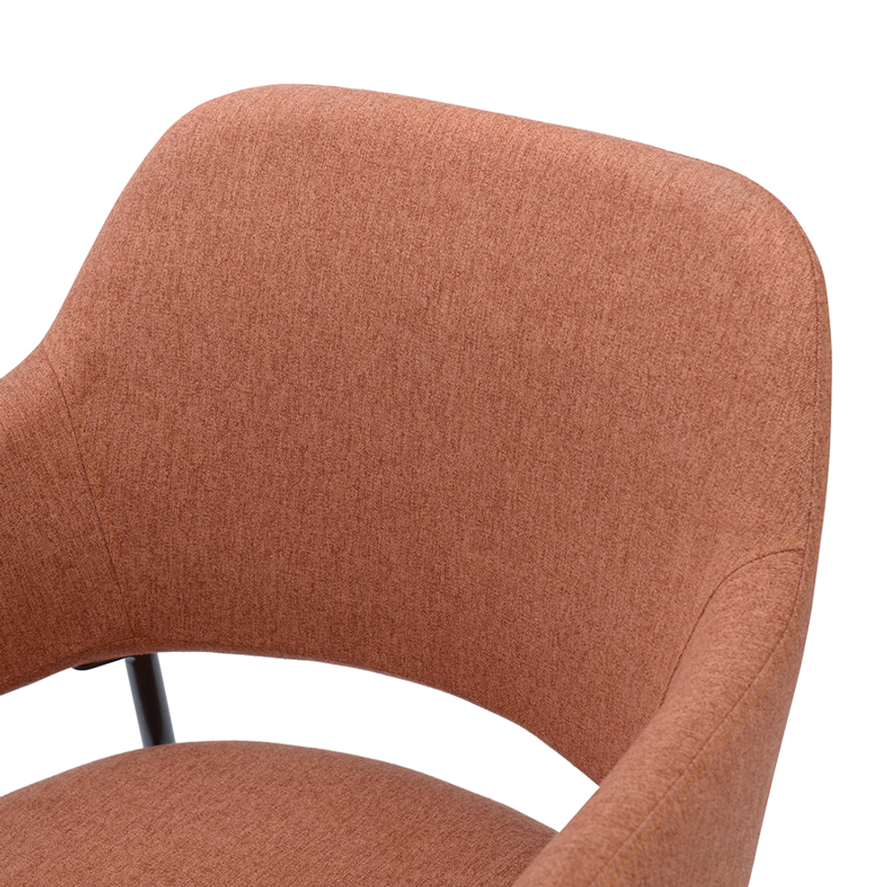 Стул wendy, рогожка, терракота