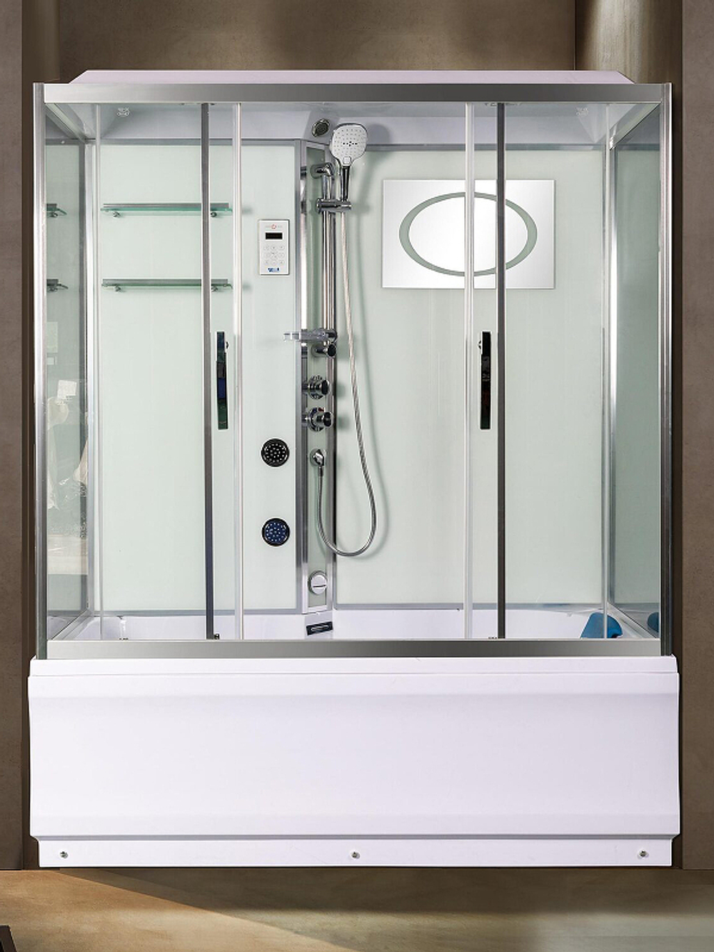 Душевая кабина WeltWasser (ВельтВассер) Emmer 150/85/55, с высоким поддоном, 150x85x217