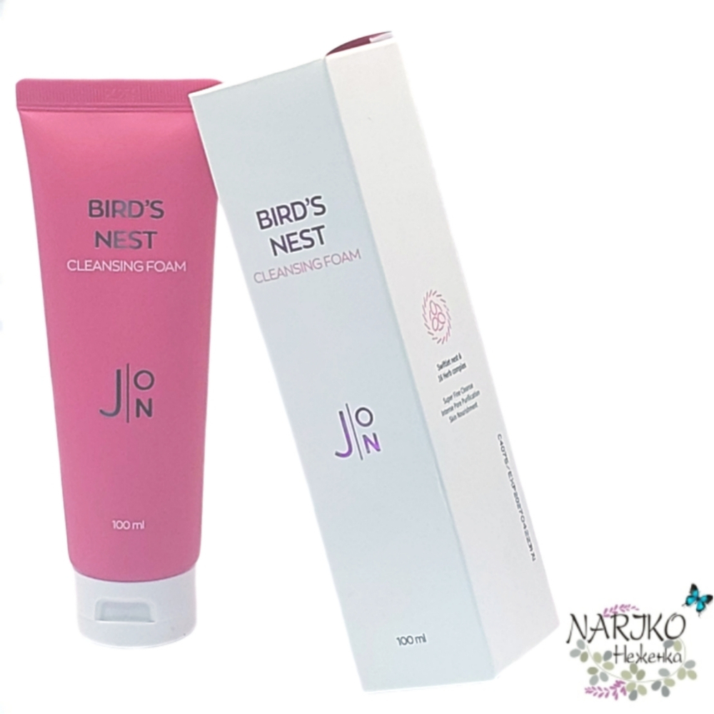 Пенка для умывания с Экстрактом ласточкиного гнезда J:ON Bird's Nest Cleansing Foam, 100 мл.