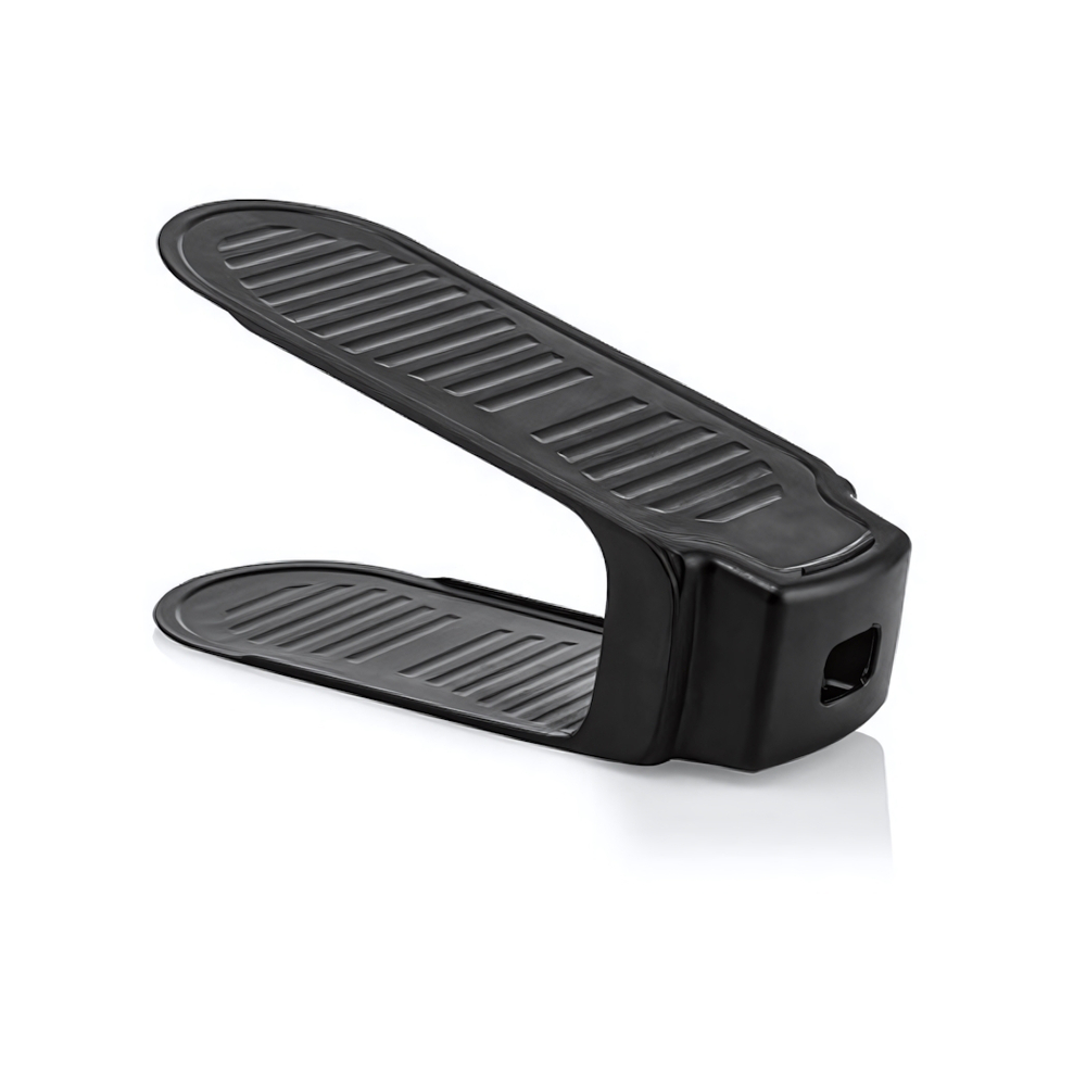 Подставка для хранения обуви двойная цвет коричневый