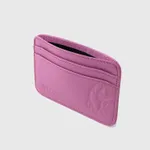 Кардхолдер Ymkashix Гладкая кожа розовый