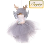 Подвеска «Фея из сказки» 14 см, графит