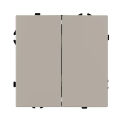 Механизм выключателя двухклавишный непроходной SWT-NOBE-MK02-SFPL-CA (230V, 10A) (Arlight, -) 059419