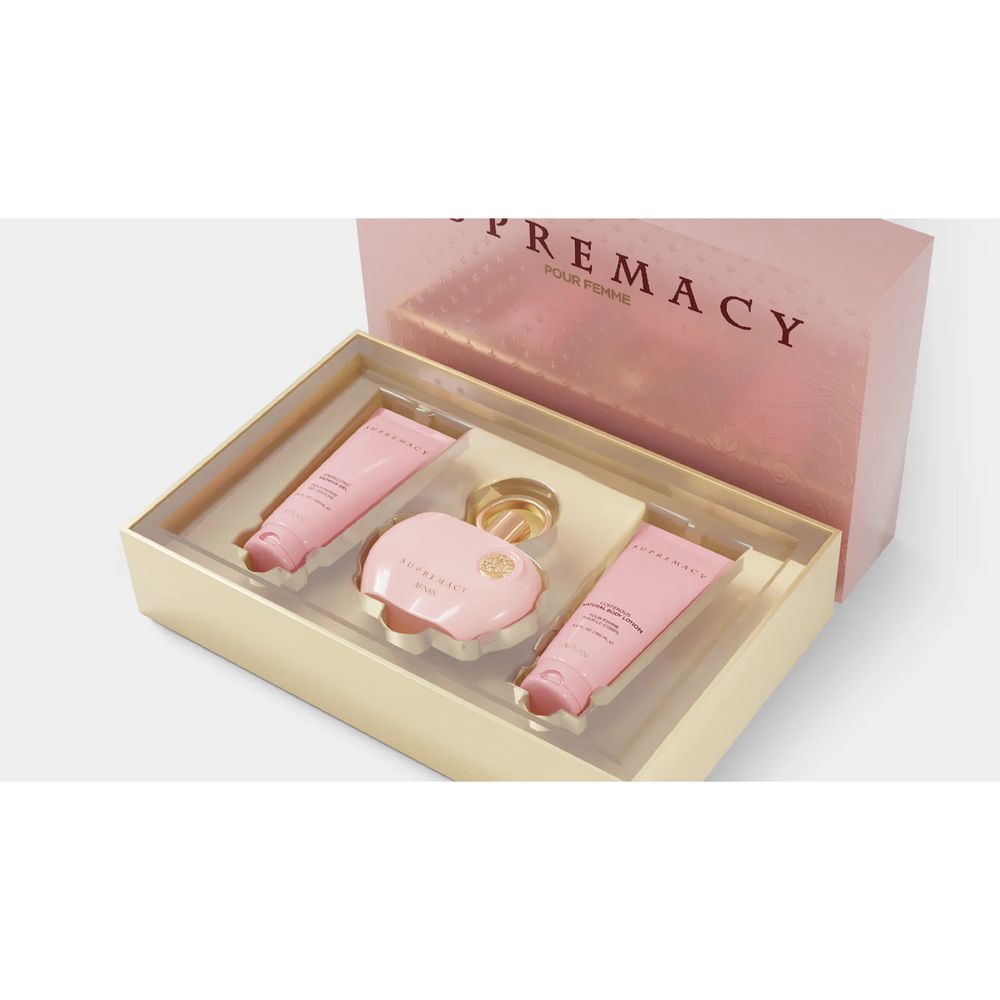 Afnan Supremacy Pink EDP 100 ml + SG 100 ml + BL 100 ml (woman)