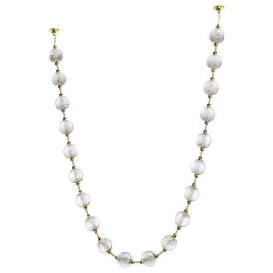 5008/80L L-VISION ODL23 591 золотой/прозрачный/металл/акрил Подвес бусы LED 80W 4000K 4400лм CRYSTAL