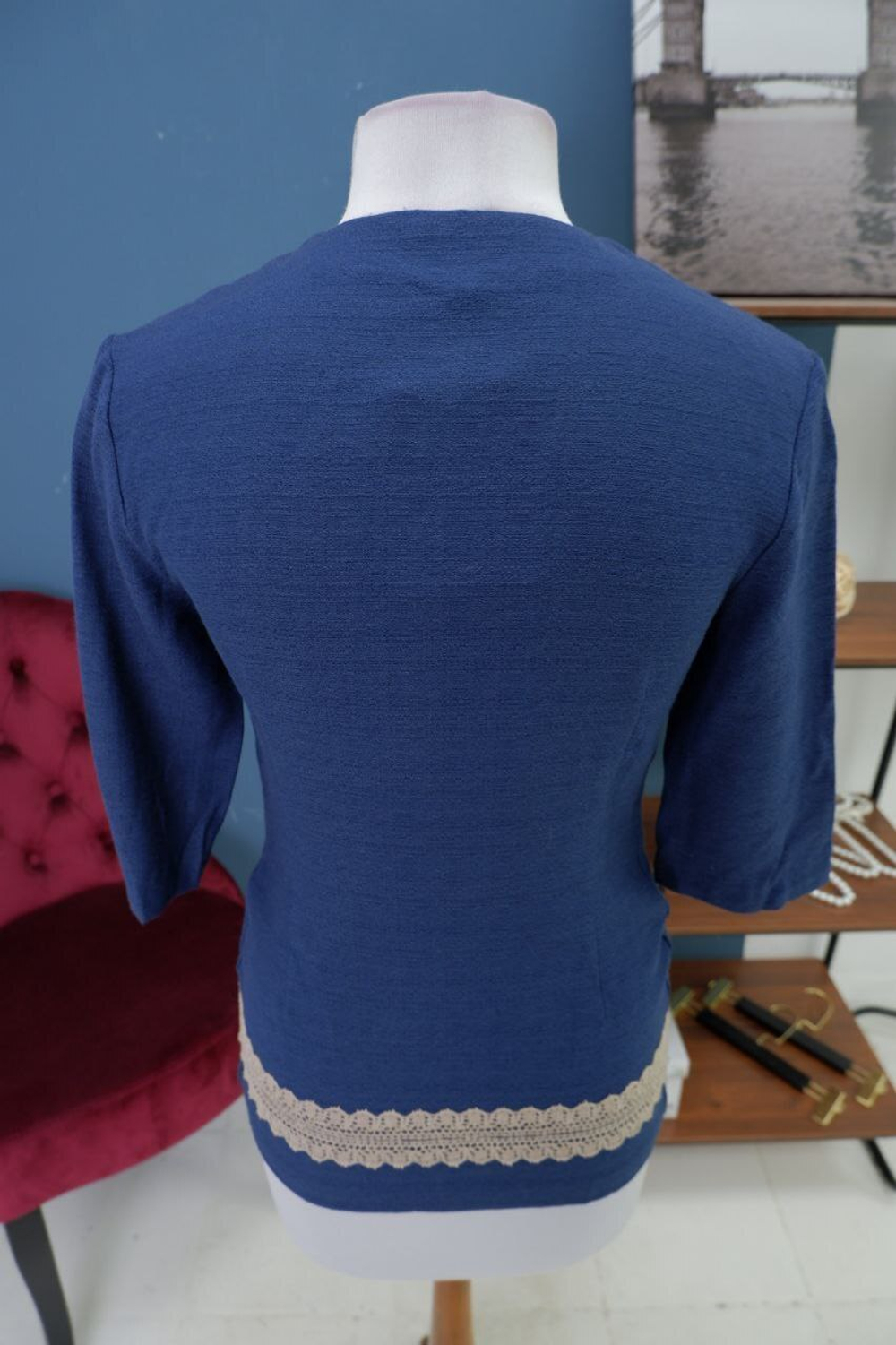 Кофта Красная Роза на пуговицах 44 размер