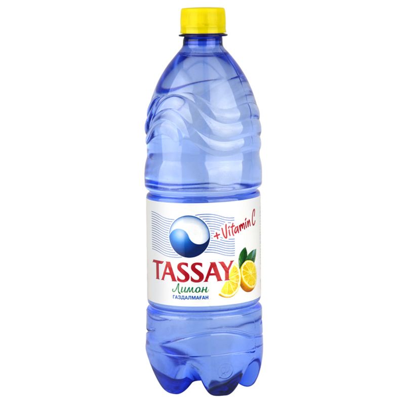 Вода питьевая Tassay со вкусом лимона негазированная 1 л/бут 6 бут/упак