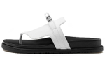 HERMES Empire Flip Flops Women"s White Black