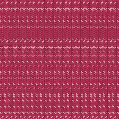 Seamless pattern knitted with knitting needles