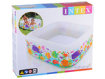 Бассейн надувной 159*159*50см 424л от 3-х лет "Аквариум", INTEX 57471