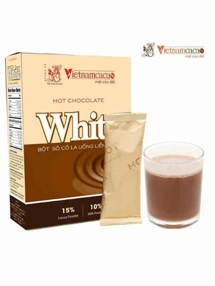 Горячий шоколад Vietnamcacao White растворимый 15 саше