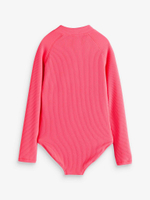 Купальник слитный на молнии для девочки Next E76-820, Ярко-розовый