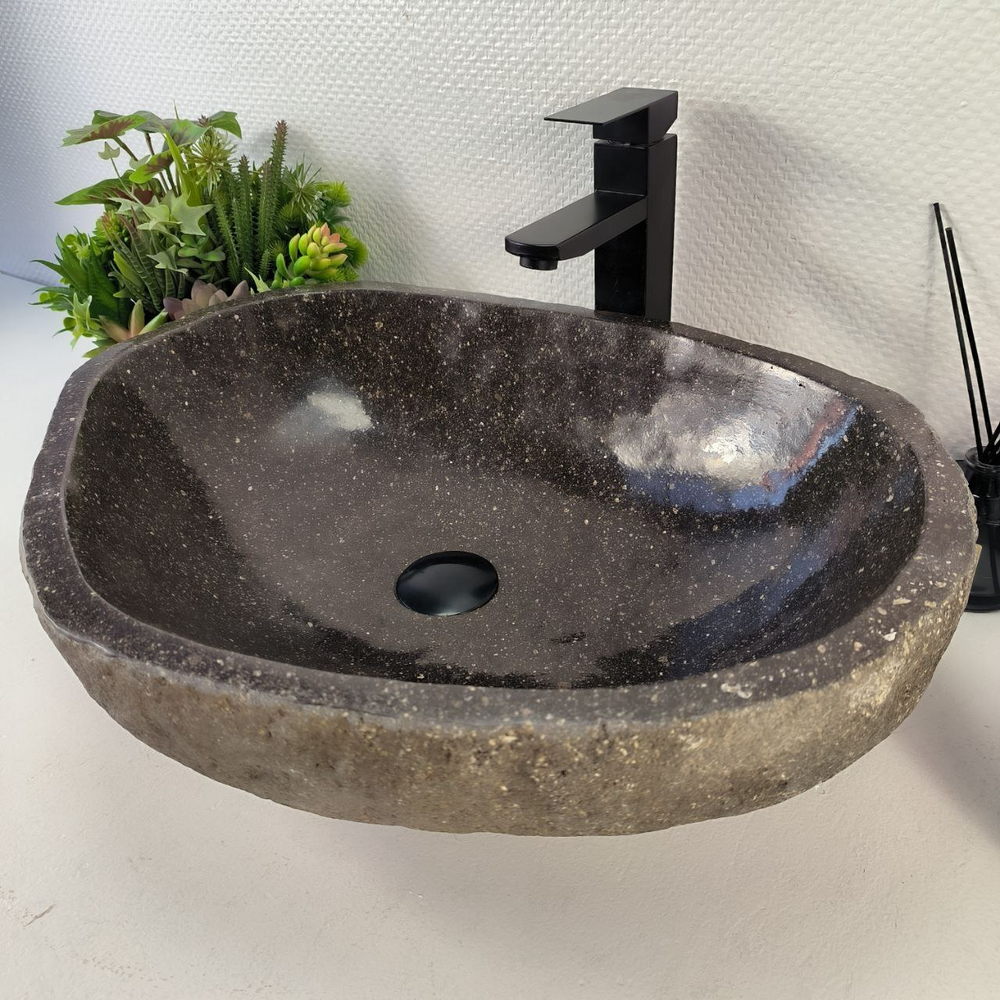 Раковина из речного камня RS-65424 60*44*15 0856