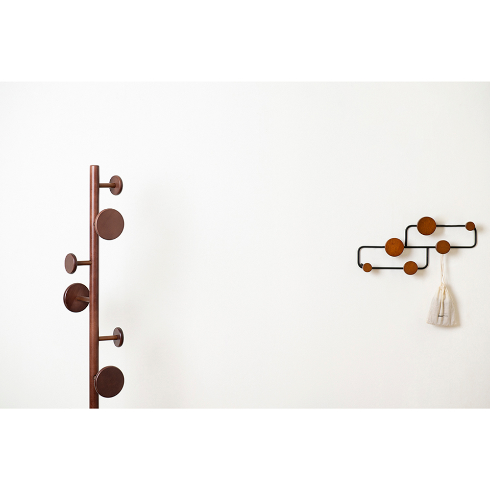 Вешалка напольная Bergenson Bjorn Olavy, 173 см, светлый орех