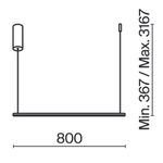 Подвесной светильник Maytoni MOD246PL-L16BSK