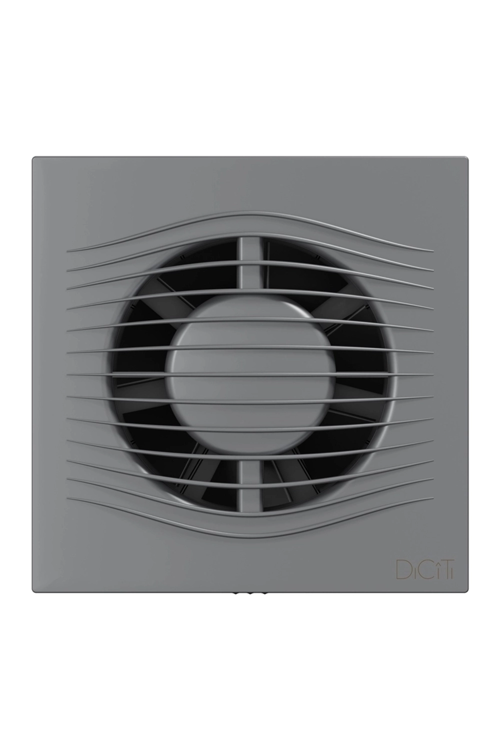 Вентилятор накладной SLIM D100 обратный клапан Gray metal