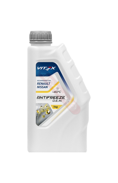 Антифриз 1кг желтый (Renault, Nissan) VITEX