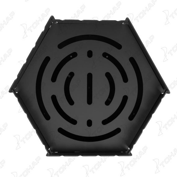 Печь под казан сборная ПКM-02С, дверца, столики, ст.3 мм, терм.покрытие, сумка (T-HS-PKM-02S) Helios