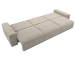 Диван прямой Лига-036 НПБ Классик Лонг МИКРОВЕЛЬВЕТ Бежевый