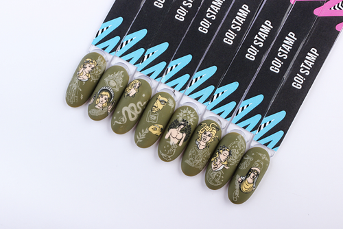 GO! Stamp Пластина для стемпинга 182 Antique