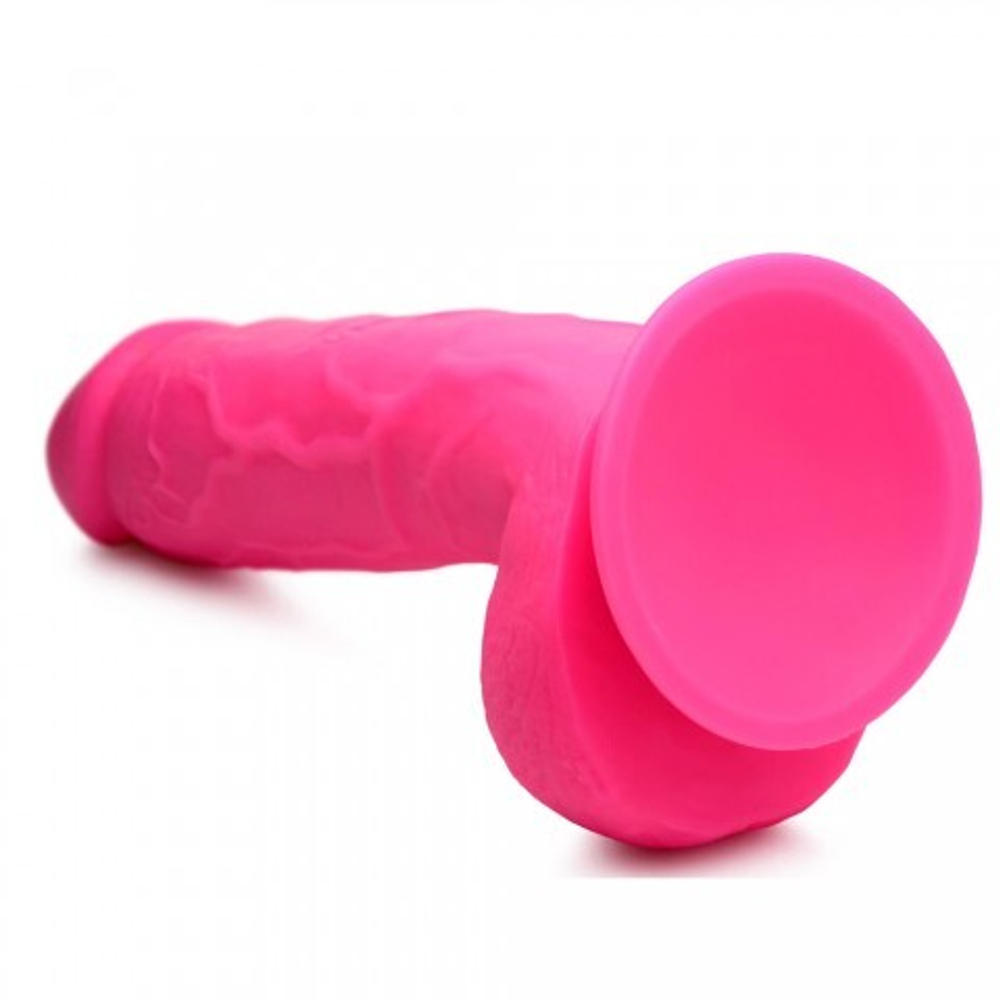 Реалистичный фаллоимитатор на присоске Pop Peckers (22,8×4,8 см) розовый