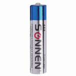 Батарейки комплект 10 шт. SONNEN Super Alkaline AAA (LR03 24А) алкалиновые мизинчиковые короб (6 штук в упаковке)