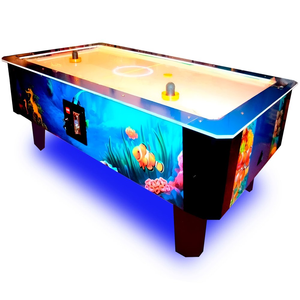 Детский аэрохоккей (180х110х75 см) с подсветкой пола