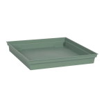 Поддон для цветочного горшка EDA, 26,7х26,7 см, зеленый