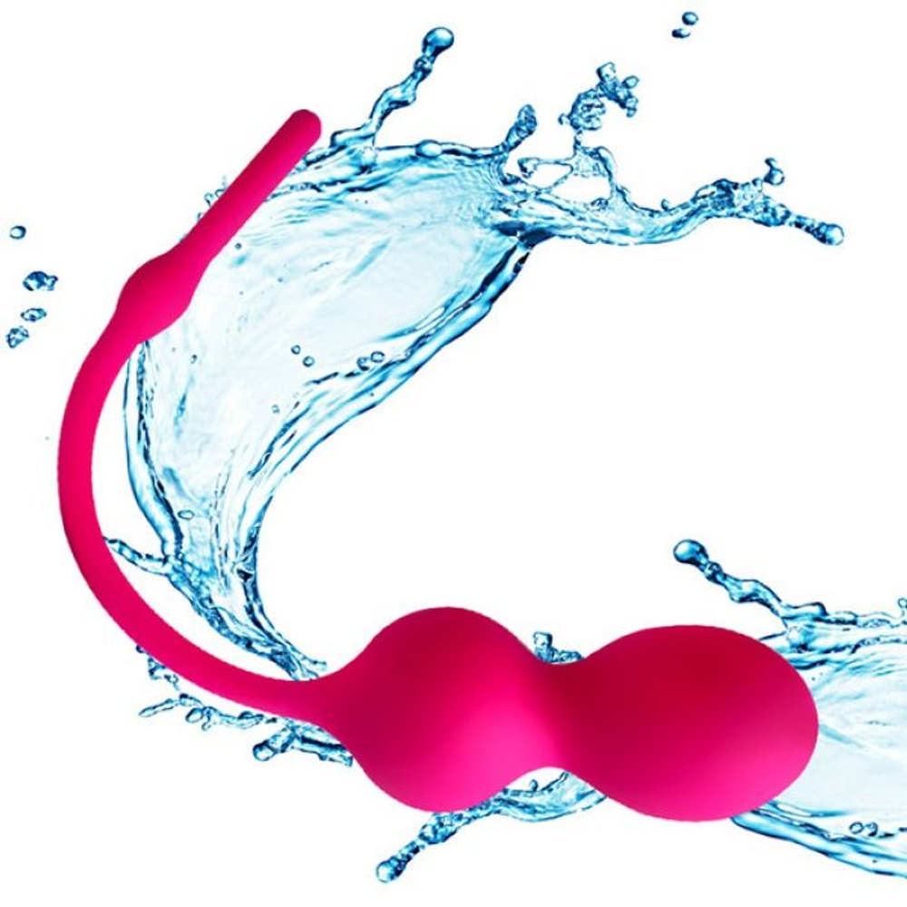 Вагинальный шарик-тренажер HiBall-1, совместимый с гаджетами iOs и Android (Цвет: розовый)