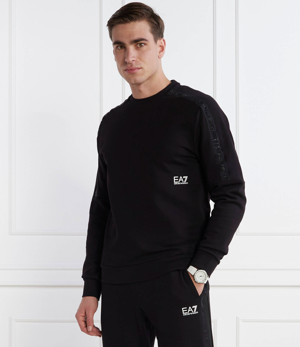 Худи EA7 - черный(3DPM56 PJEQZ)