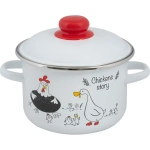 Кастрюля эмал цил Chickens’stories 2,0л ТМ FOOD ATELIER