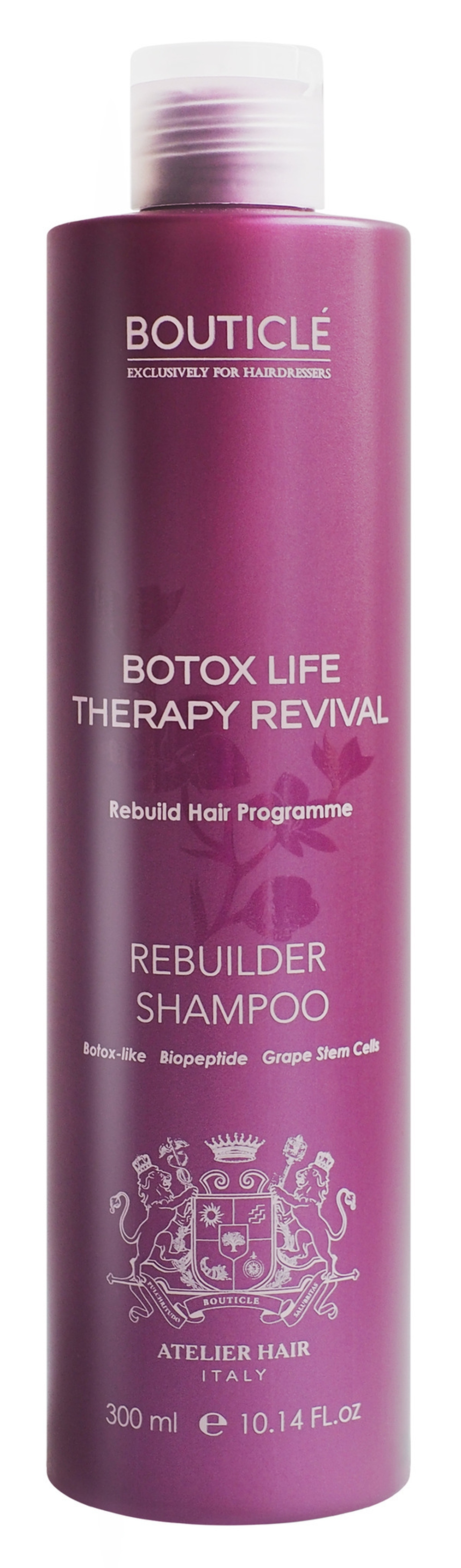 Восстанавливающий шампунь для химически поврежденных волос - Bouticle Rebuilder Shampoo 300 мл
